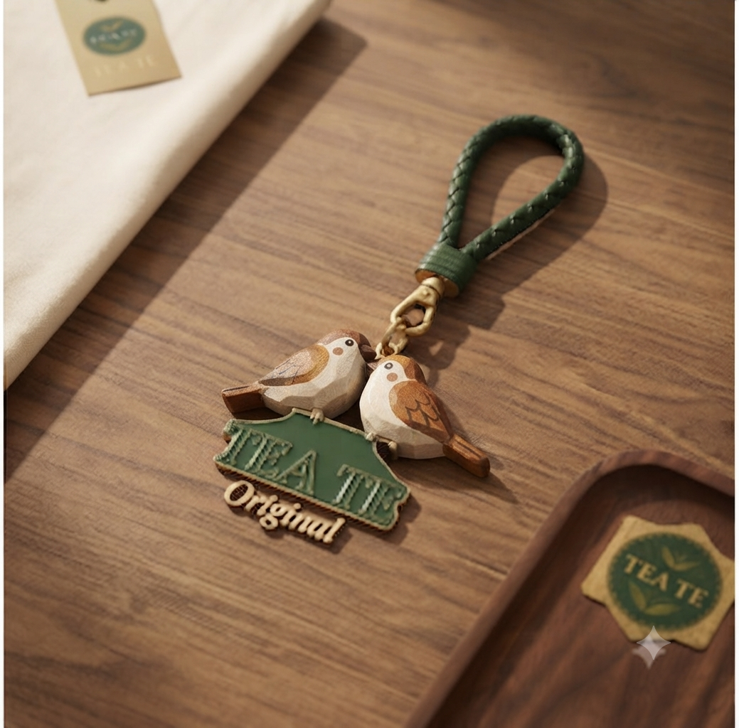 Tea Te Signature Bird Bag Charm